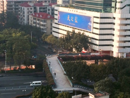Guangzhou pedestrian overpass